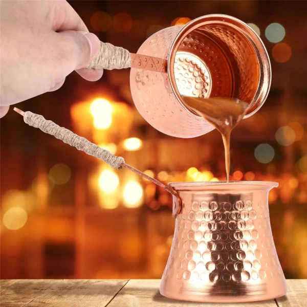 LDHL Coffee Turk Turkish Coffee Pot 320Ml Coffee Turk Turkish Copper Coffee Maker for Turk Cezve Cafeteria - Image 3